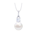 Silver Classic Pearl Pendant