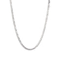 Clara Anti-Tarnish 92.5 Sterling Silver Curb Chain Necklace in 20 24 28 inches for Men & Boys