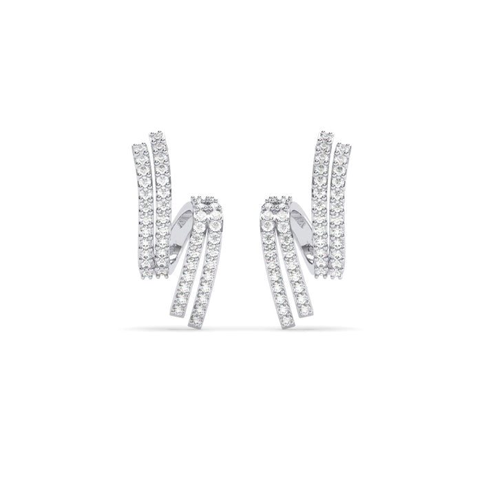 Silver Curl Earrings