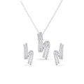 Silver Curl Jewellery Set