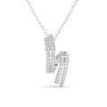 Silver Curl Pendant Chain