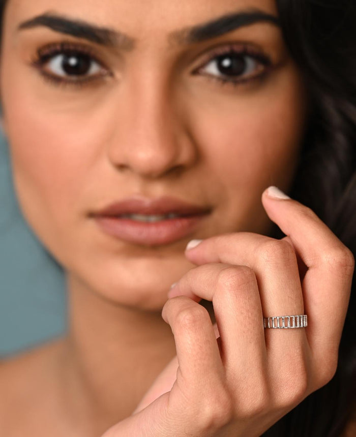 CLARA Pure 925 Sterling Silver Daily wear Finger Ring