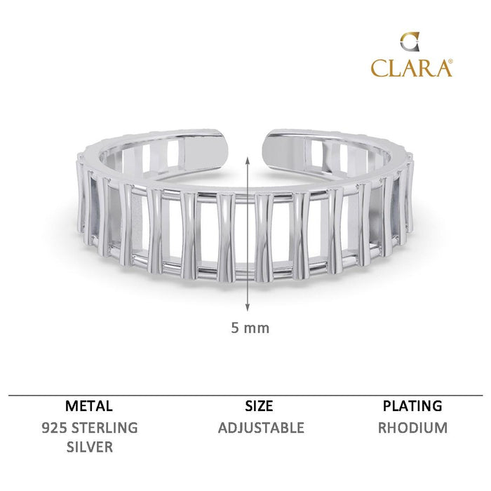 CLARA Pure 925 Sterling Silver Daily wear Finger Ring