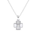 Silver Dainty Clover Pendant Chain