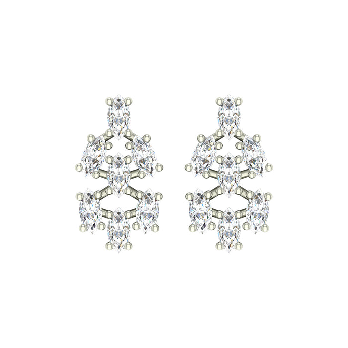 Silver Daisy Earring