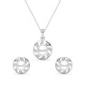 Silver Damsa Real Pearl Jewellery Set