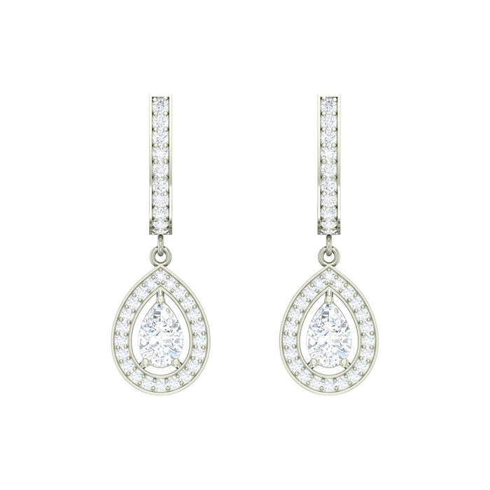 Silver Dangle & Drop Adele Earring
