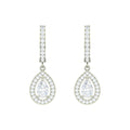 Silver Dangle & Drop Adele Earring