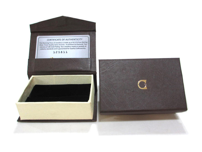Silver Dark Green Tear Drop Pendant