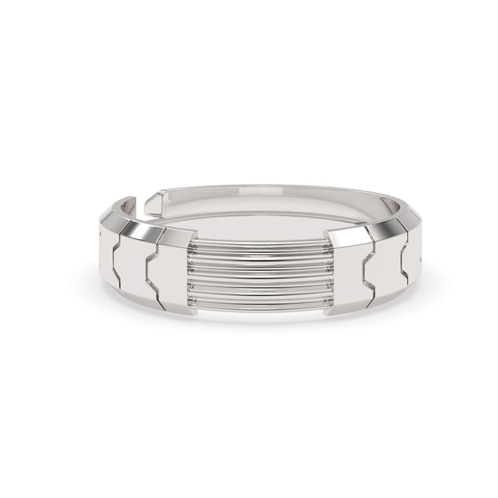 CLARA Real 925 Sterling Silver Designer Band Ring