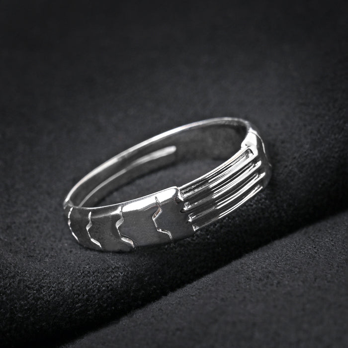 CLARA Real 925 Sterling Silver Designer Band Ring