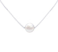 Clara 92.5 Sterling Silver Designer Real Pearl Pendant with Chain Gift for Women and Girls