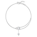 Silver Dharini Anklet Payal (Single)