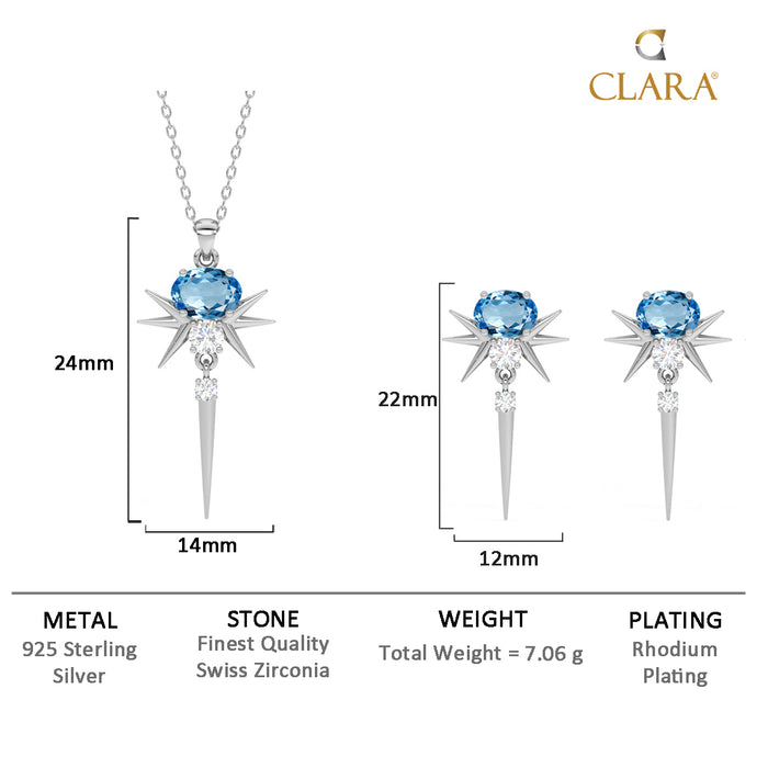 Silver Dolores Jewellery Set