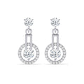 Silver Dulce Dangle Drop Earrings
