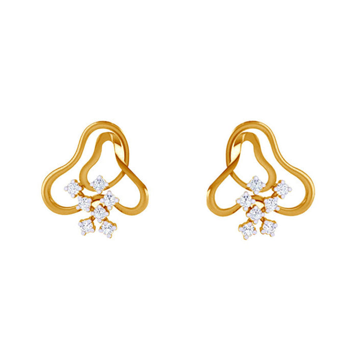 CLARA 925 Sterling Silver Eden Earrings with Screw Back