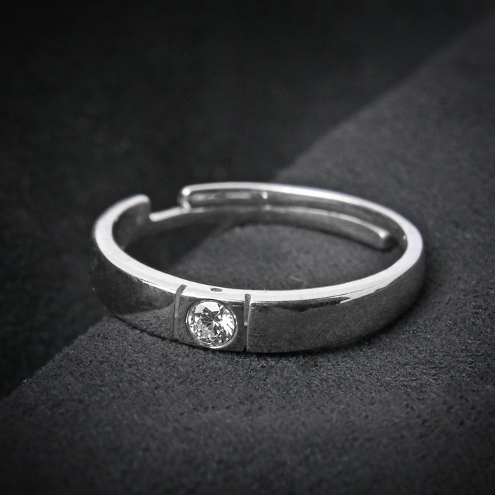 CLARA Real 925 Sterling Silver Elias Band Ring