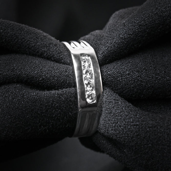 CLARA Real 925 Sterling Silver Enzo Band Ring