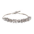 CLARA Made with Swiss Zirconia 925 Sterling Silver Enzo Solitaire Bracelet Gift for Women and Girls