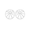 Silver Esme Geometric Earrings