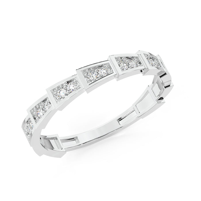 CLARA 925 Sterling Silver Eternity Band Ring