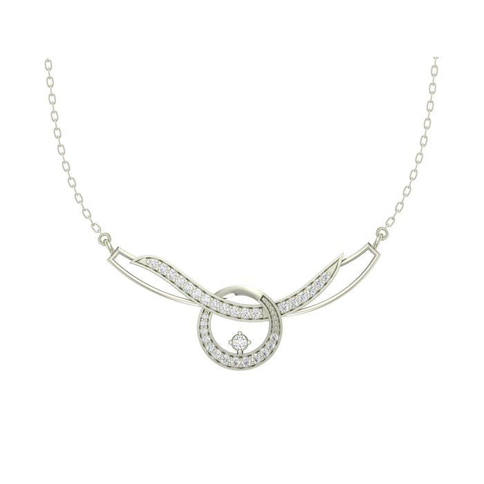Silver Evie Pendant Chain Necklace