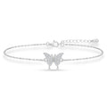 Silver Fia Butterfly Adjustable Chain Bracelet