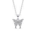 Silver Fia Butterfly Pendant Chain
