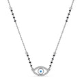 Silver Fiza Evil Eye Mangalsutra