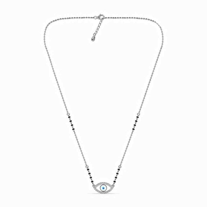 Silver  Evil Eye Mangalsutra