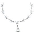 Silver Flower Necklace