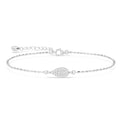 Silver Foglia Leaf Bracelet