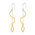 Silver Freya Long Earrings