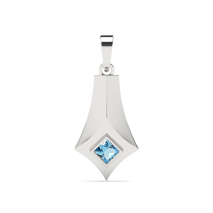 Silver Hagen Men Pendant Necklace with Chain or without Chain