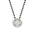 Silver Halo Mangalsutra