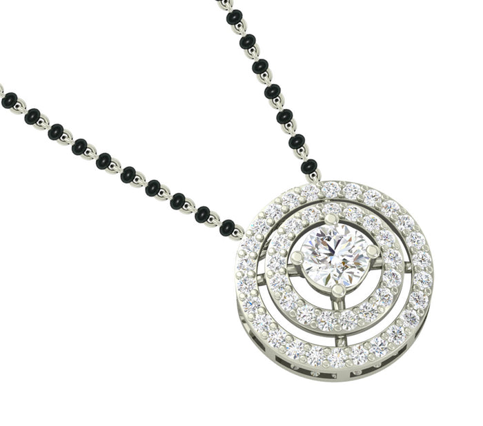 Halo Mangalsutra Chain Pendant