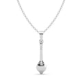Silver Hanumanji Gada Men Pendant Necklace with Chain or without Chain
