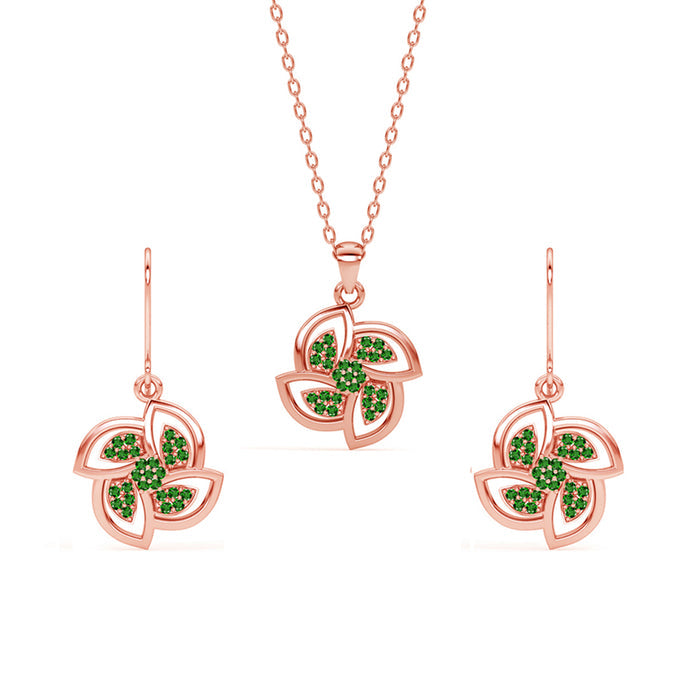 Silver Hermosa Jewellery Set