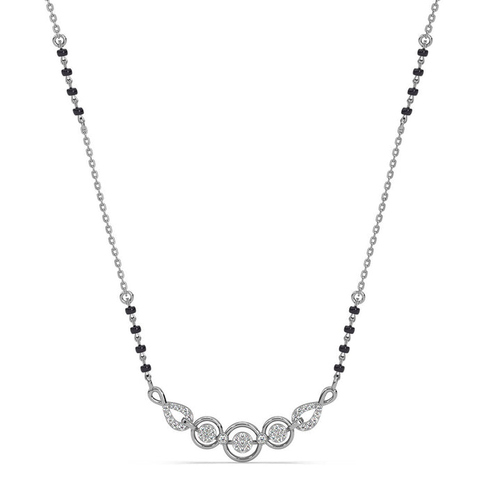 Silver Hiral Mangalsutra