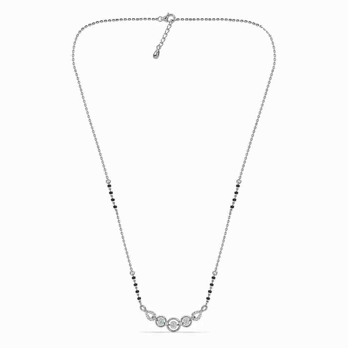 Silver Hiral Mangalsutra