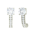 Silver Hoop Amy Earring