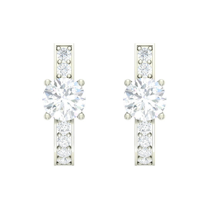 Silver Hoop Estelle Earring
