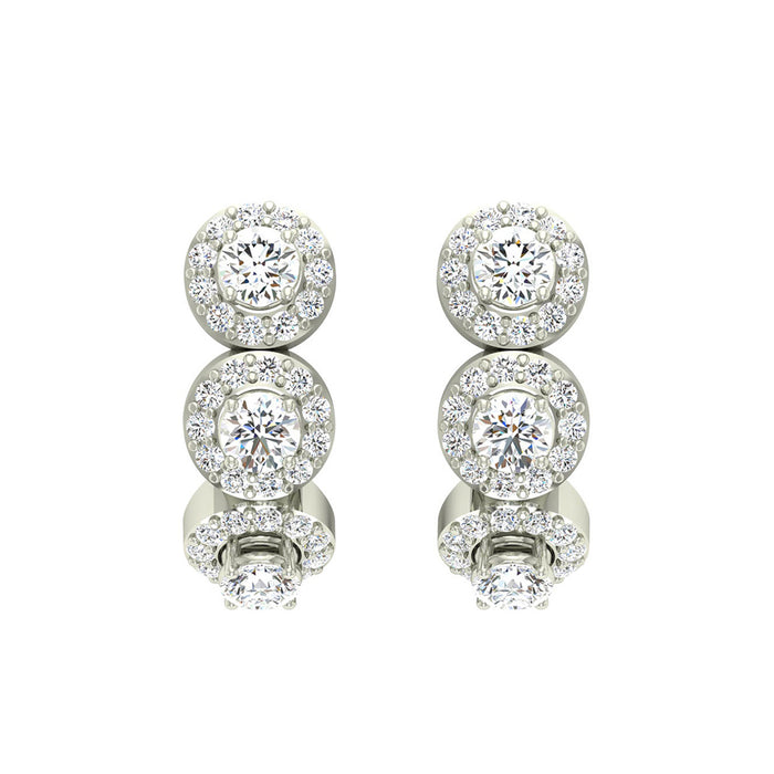 Silver Hoop Noelle Earring