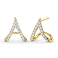 CLARA 925 Sterling Silver Huggies Earrings