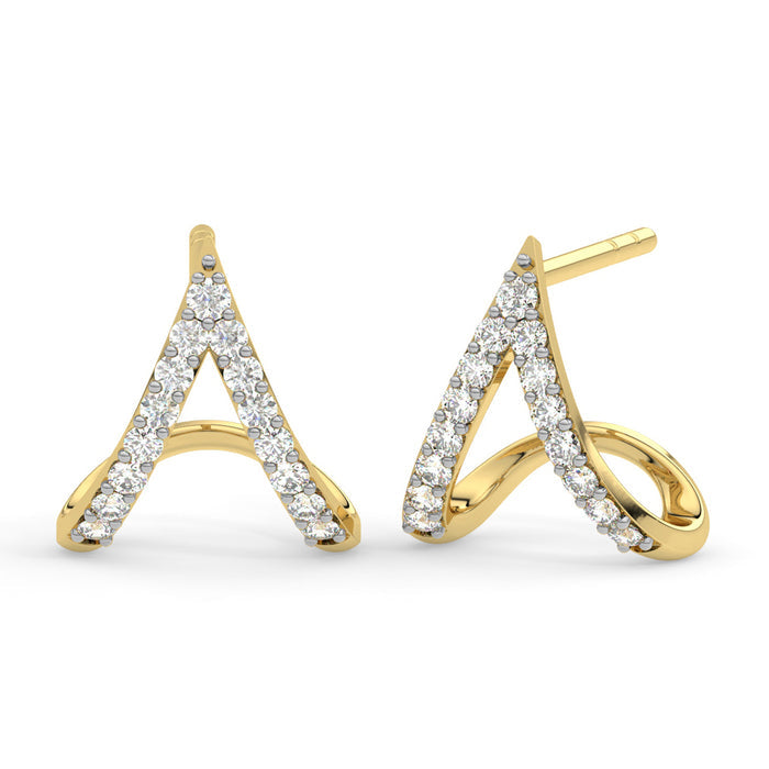 CLARA 925 Sterling Silver Huggies Earrings