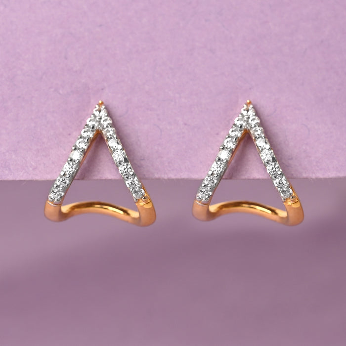 CLARA 925 Sterling Silver Huggies Earrings