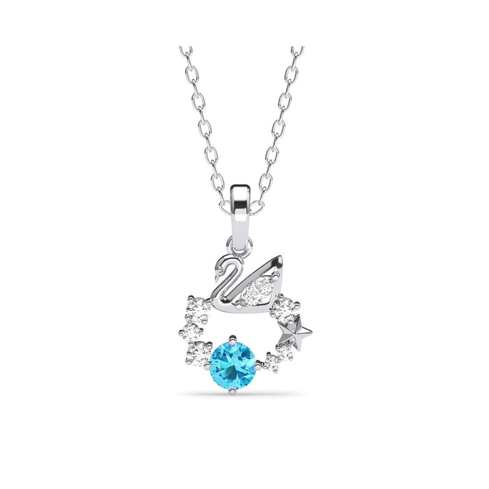 Silver Iconic Swan Pendant Chain