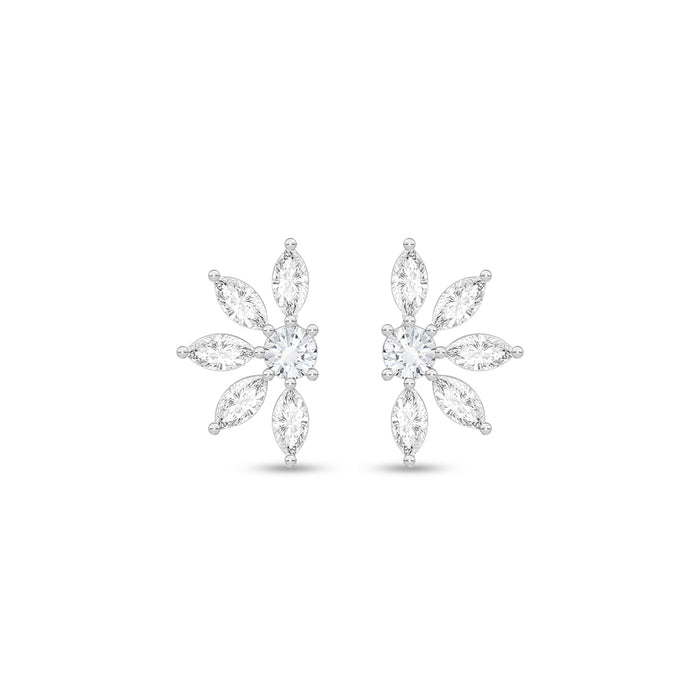 Silver Imelda Stud Earrings