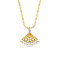 CLARA 925 Sterling Silver Irina Pendant Chain Necklace