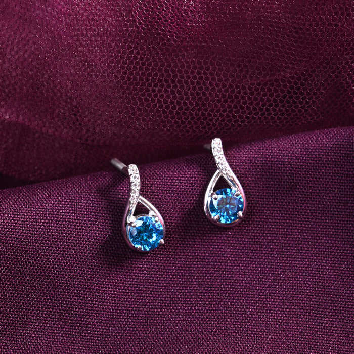CLARA 925 Sterling Silver Isla Earrings